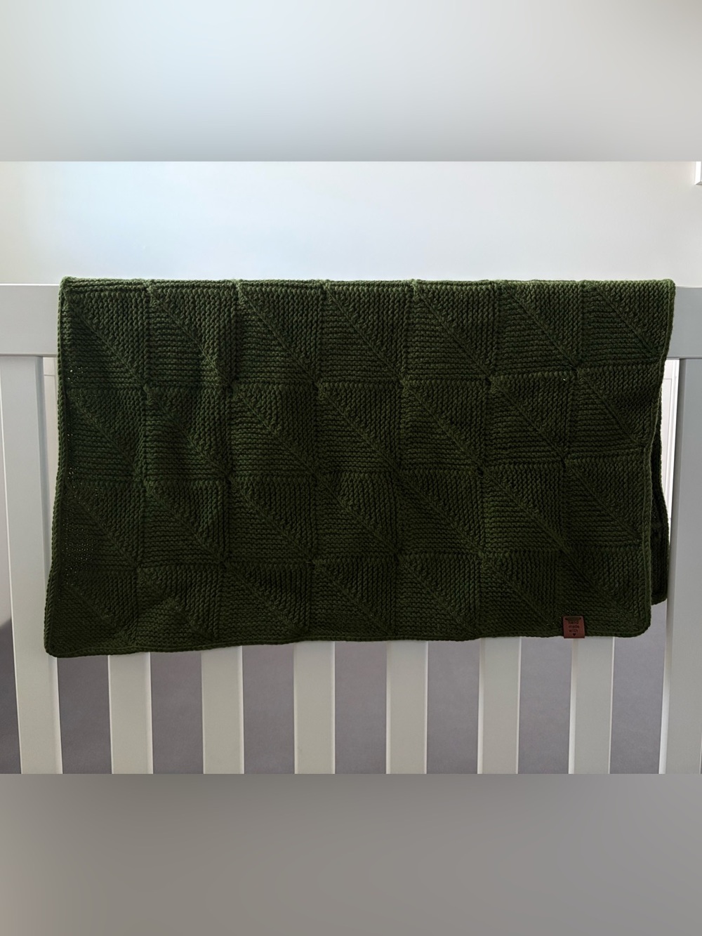 Hand Knit Baby Blanket